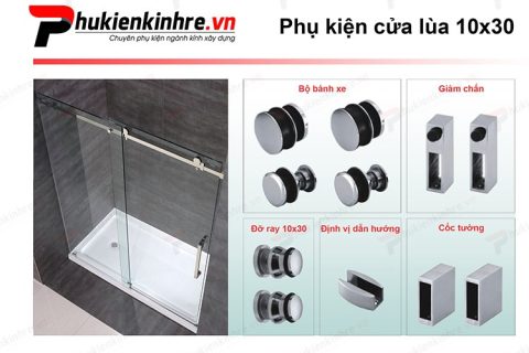 bán Phụ kiện bộ lùa ray 10x30