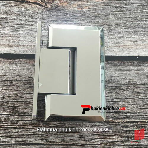 bản lề kính tường 90 độ lệch