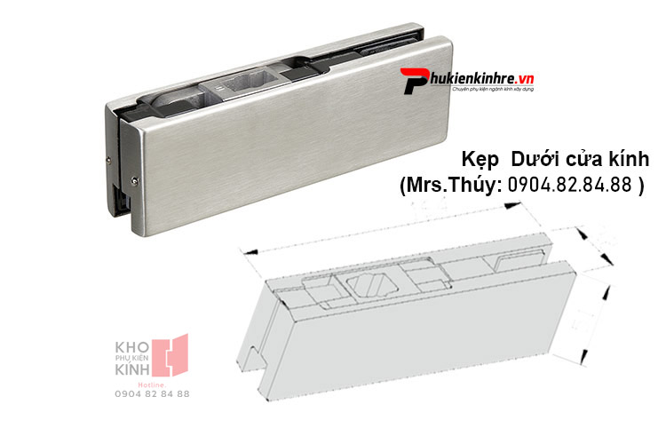 Kẹp dưới cửa kính bộ phụ kiện kính giá rẻ